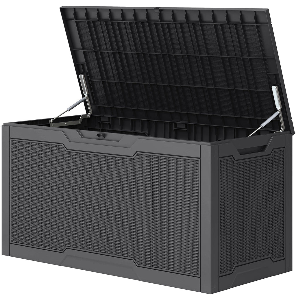 Coffre de rangement extérieur étanche de 100 gallons - N/A
