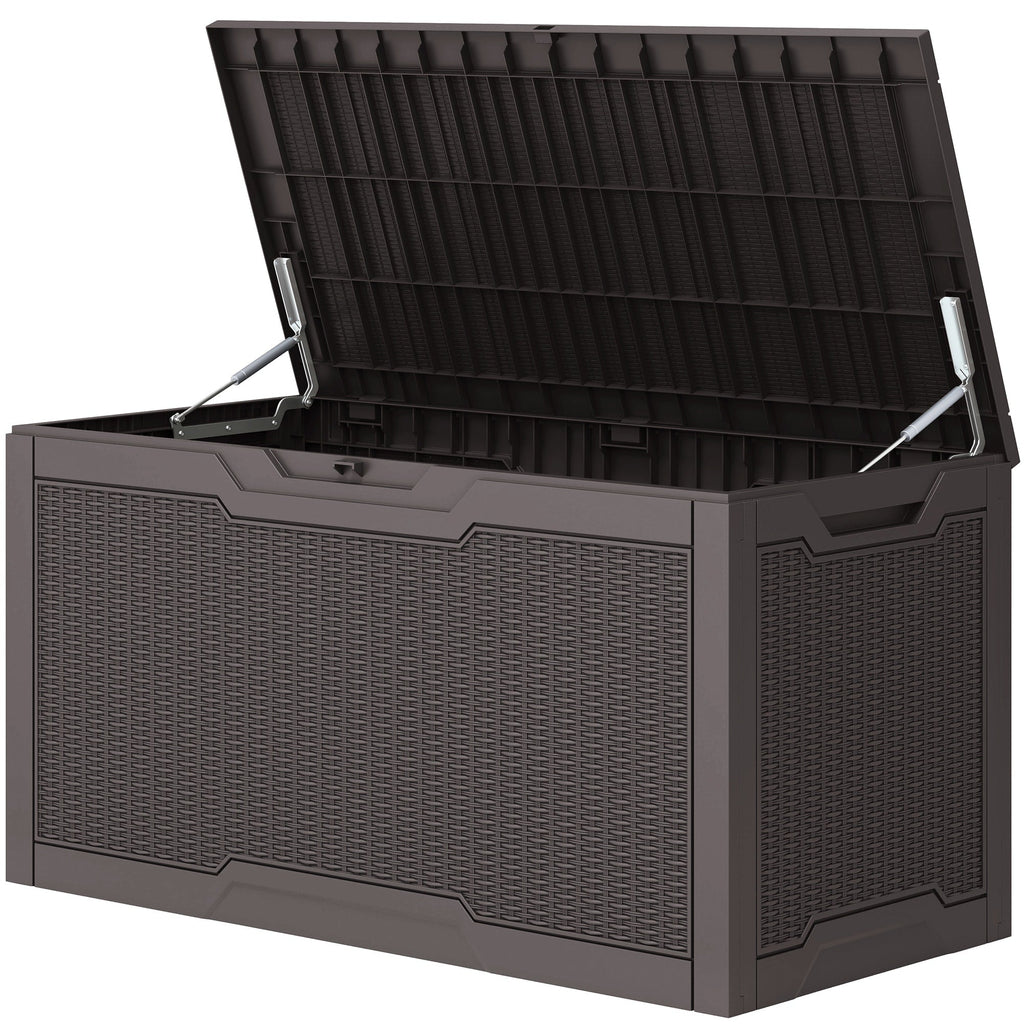 Coffre de rangement extérieur étanche de 100 gallons - N/A