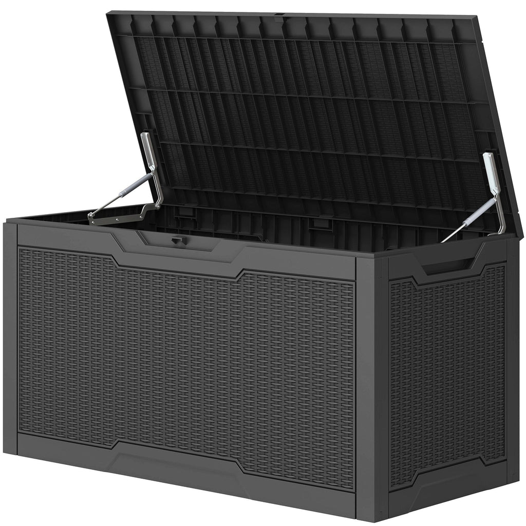Coffre de rangement extérieur étanche de 100 gallons - N/A