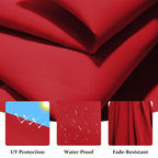 Parasol déporté suspendu à manivelle en acier de 10 pieds