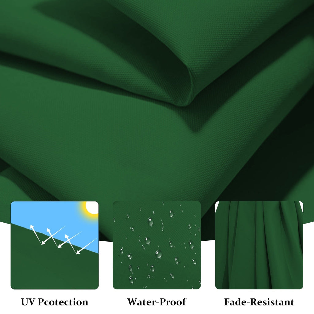 Parasol déporté suspendu à manivelle en acier de 10 pieds