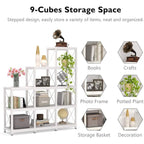 Bibliothèque échelle à 12 étagères, bibliothèque d'angle industrielle