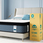 Matelas hybride moelleux de 14 pouces dans une boîte
