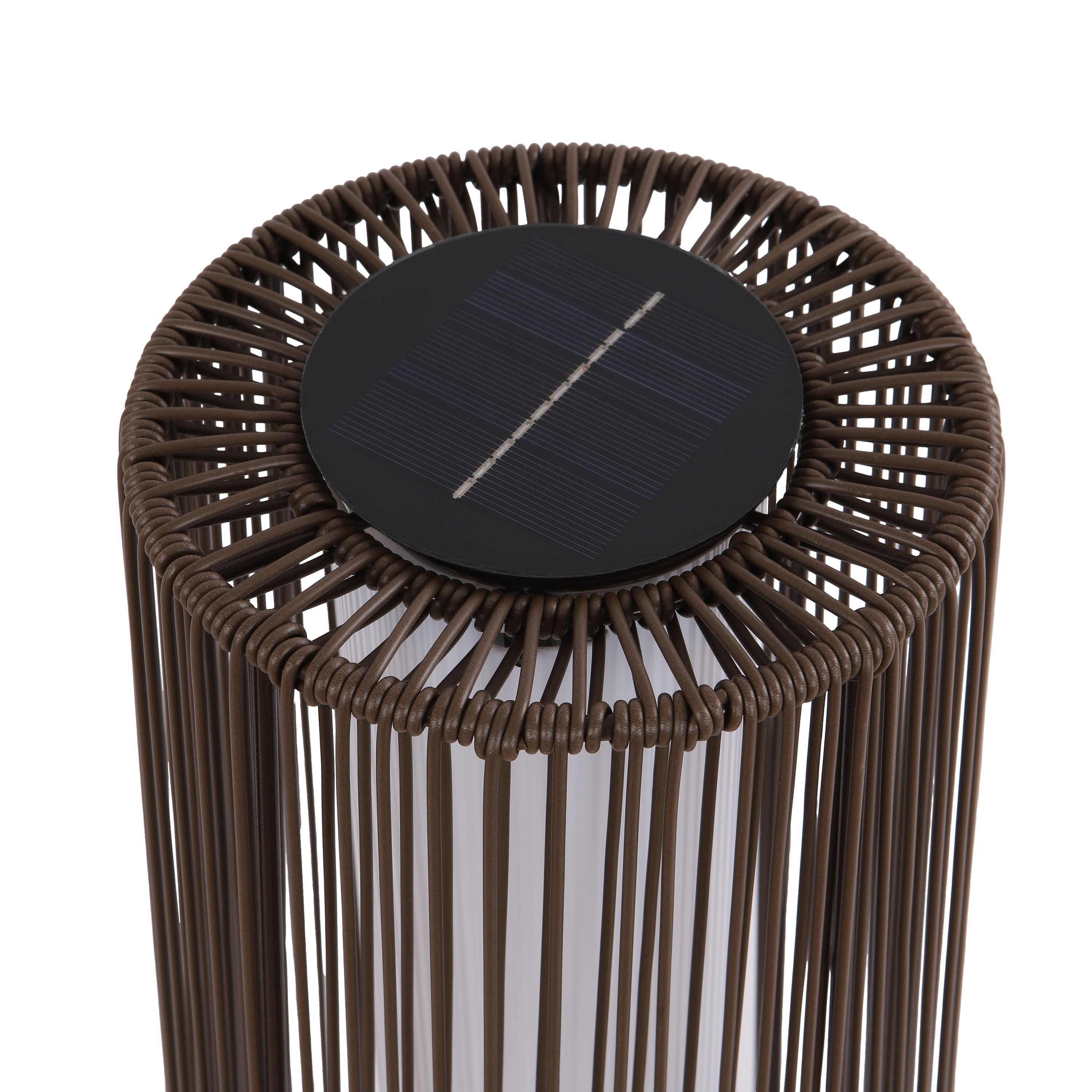 Lot de 2 lampadaires solaires d'extérieur