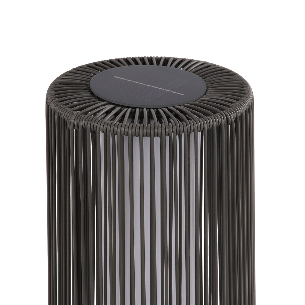 Lot de 2 lampadaires solaires d'extérieur