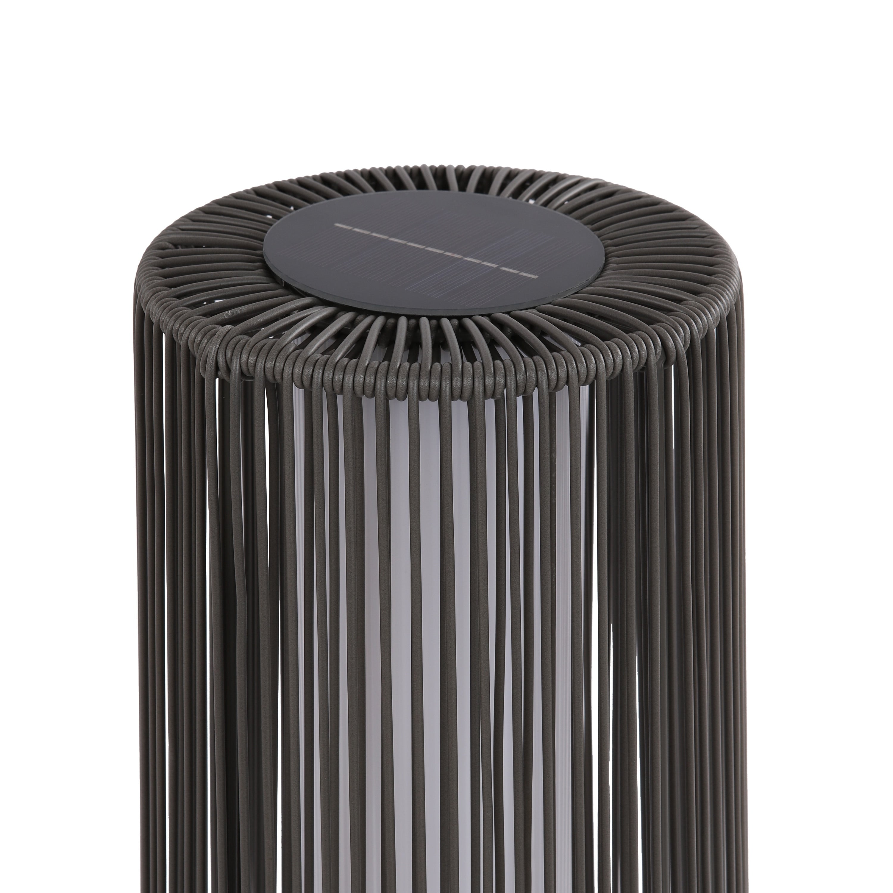 Lot de 2 lampadaires solaires d'extérieur