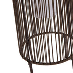 Lot de 2 lampadaires solaires d'extérieur