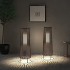 Lot de 2 lampadaires solaires d'extérieur