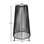 Lot de 2 lampadaires solaires d'extérieur