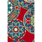 Coussins de chaise d'intérieur/extérieur à dossier arrondi de 19 pouces (ensemble de 4) - 19 x 19