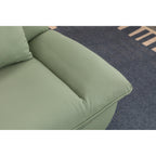 Fauteuil inclinable pivotant et électrique avec haut-parleurs Bluetooth, support de téléphone, ports de chargement USB et Type-C, rangement dissimulé des accoudoirs