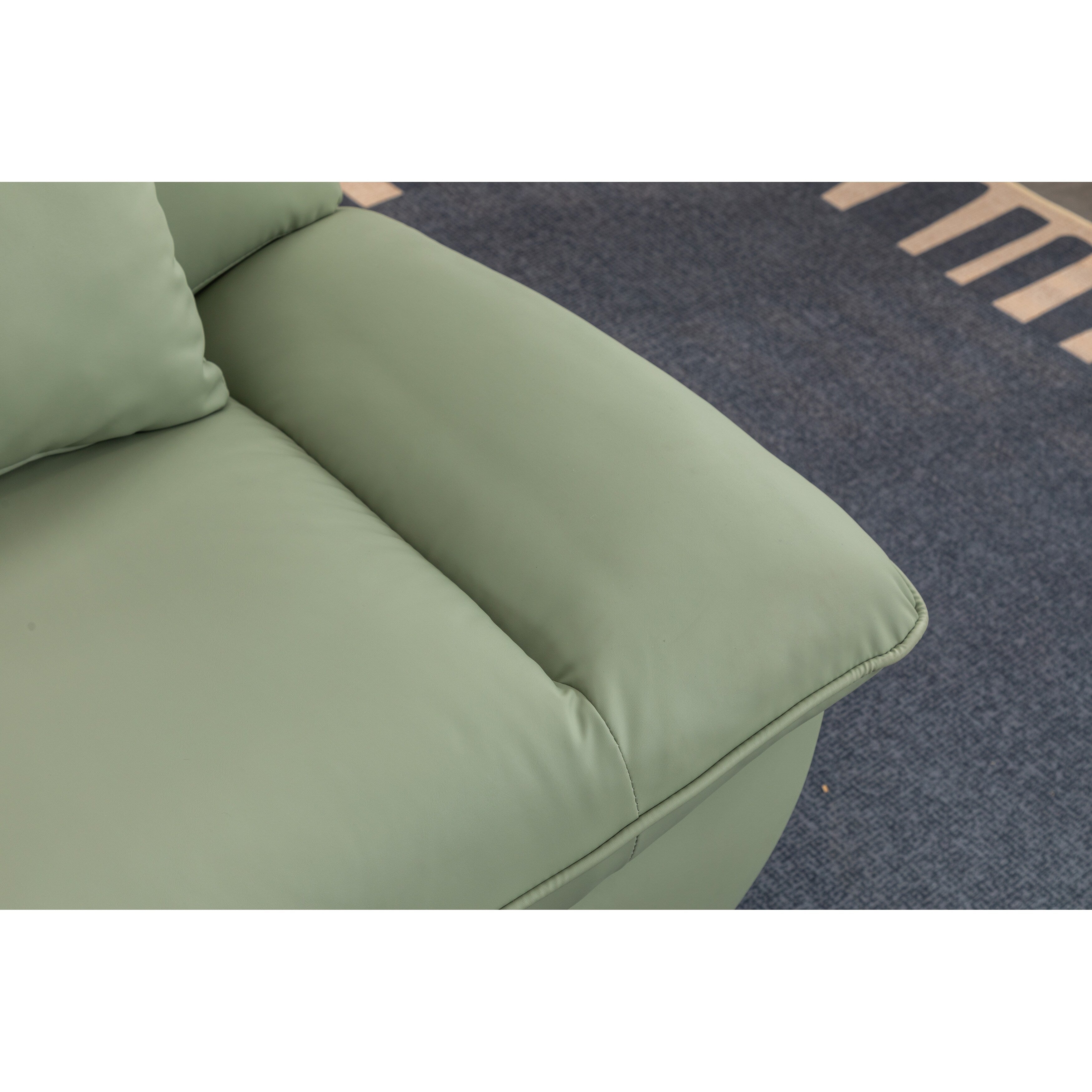 Fauteuil inclinable pivotant et électrique avec haut-parleurs Bluetooth, support de téléphone, ports de chargement USB et Type-C, rangement dissimulé des accoudoirs