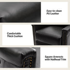 Ensemble de 2 fauteuils inclinables électriques pivotants et à bascule traditionnels Tobias par HULALA HOME