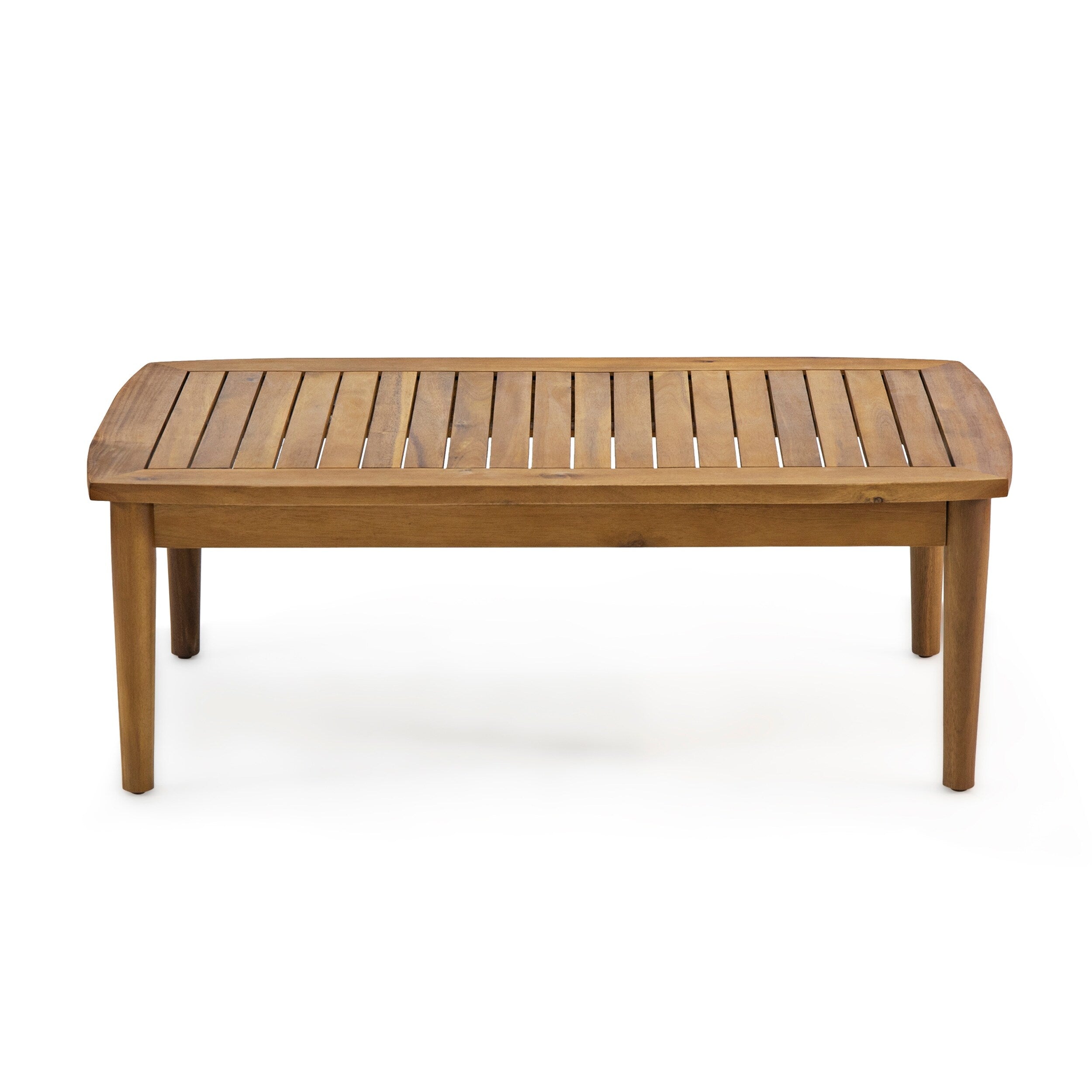 Ensemble de salon de jardin Willowbrook en bois d'acacia 4 places par Christopher Knight Home