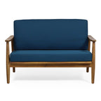 Ensemble de salon de jardin Willowbrook en bois d'acacia 4 places par Christopher Knight Home