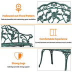 Banc de jardin en métal d'extérieur Yaheetech - N/A