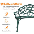 Banc de jardin en métal d'extérieur Yaheetech - N/A