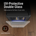 Réfrigérateur à vin/boissons 17 pouces, 20 bouteilles, pose libre, contrôle numérique de la température