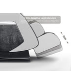 Fauteuil inclinable de massage à gravité zéro avec massage complet du corps, chauffage et audio Bluetooth intégré