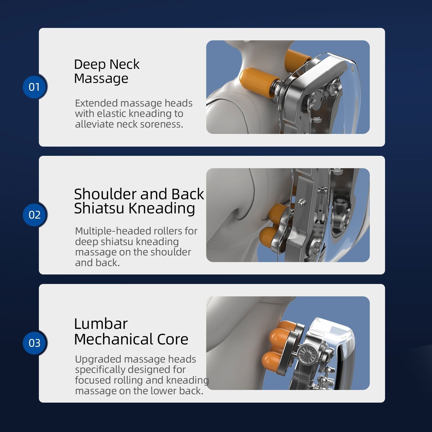 Fauteuil inclinable de massage à gravité zéro avec massage complet du corps, chauffage et audio Bluetooth intégré